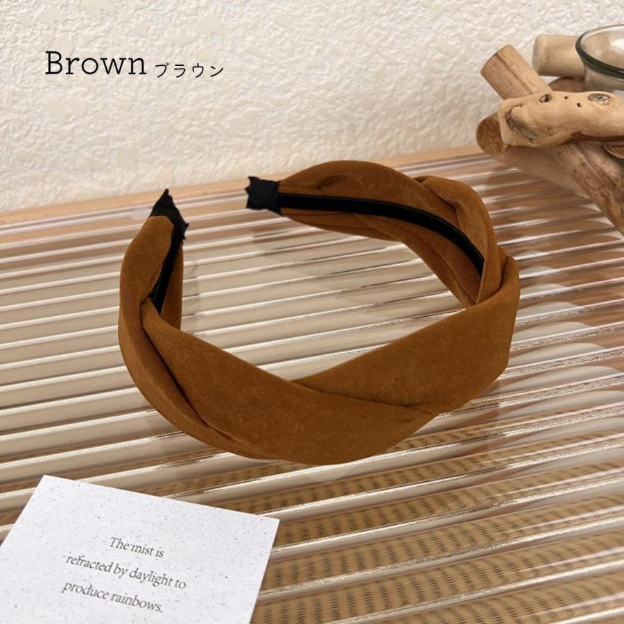 カチューシャ 編み込み ヘアアレンジ 痛くない 幅広 クロス ナチュラル おしゃれ レディース かわいい | ブランド登録なし | 07