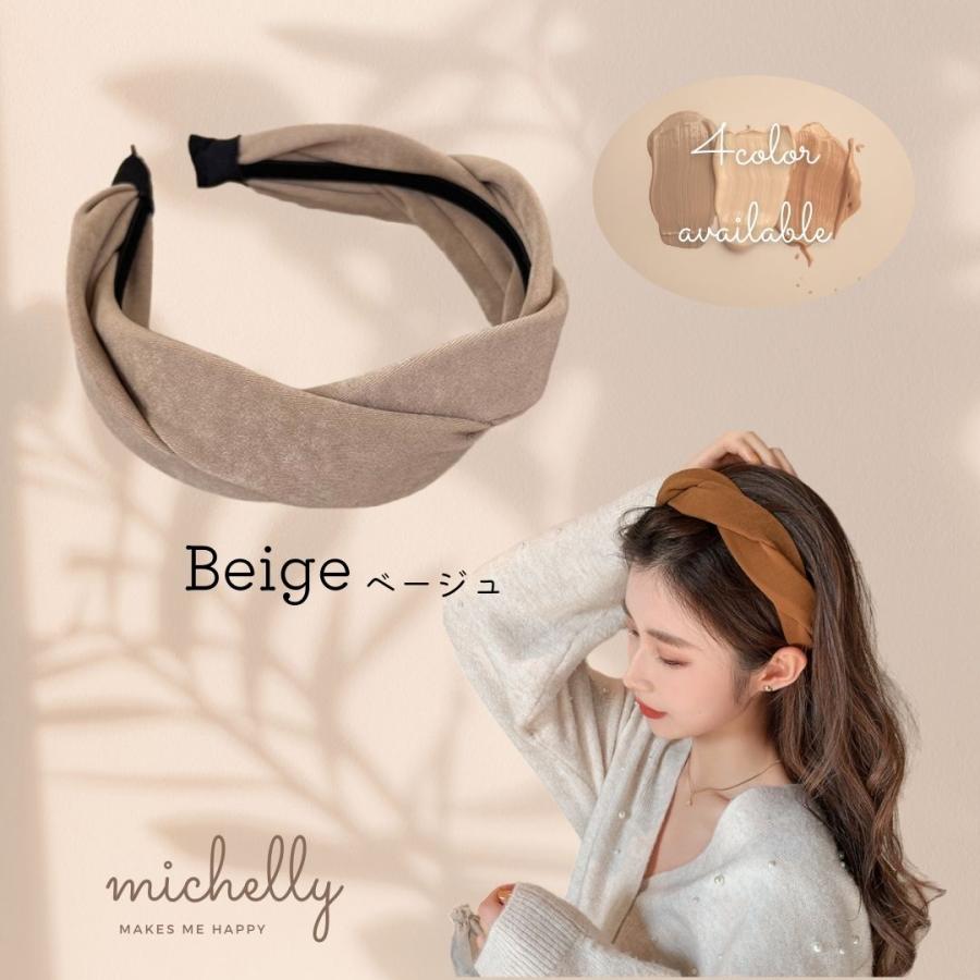 カチューシャ 編み込み ヘアアレンジ 痛くない 幅広 クロス ナチュラル おしゃれ レディース かわいい | ブランド登録なし | 02