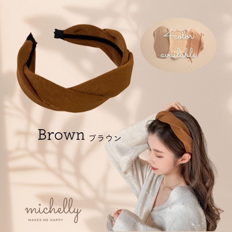 カチューシャ 編み込み ヘアアレンジ 痛くない 幅広 クロス ナチュラル おしゃれ レディース かわいい | ブランド登録なし | 04