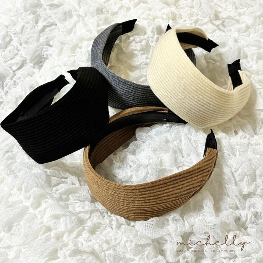 カチューシャ 幅広 リブ レディース 太め ワイド 大人 上品 シンプル 無地 7cm 4色 ヘアバンド 髪飾り 通勤 | ブランド登録なし | 10
