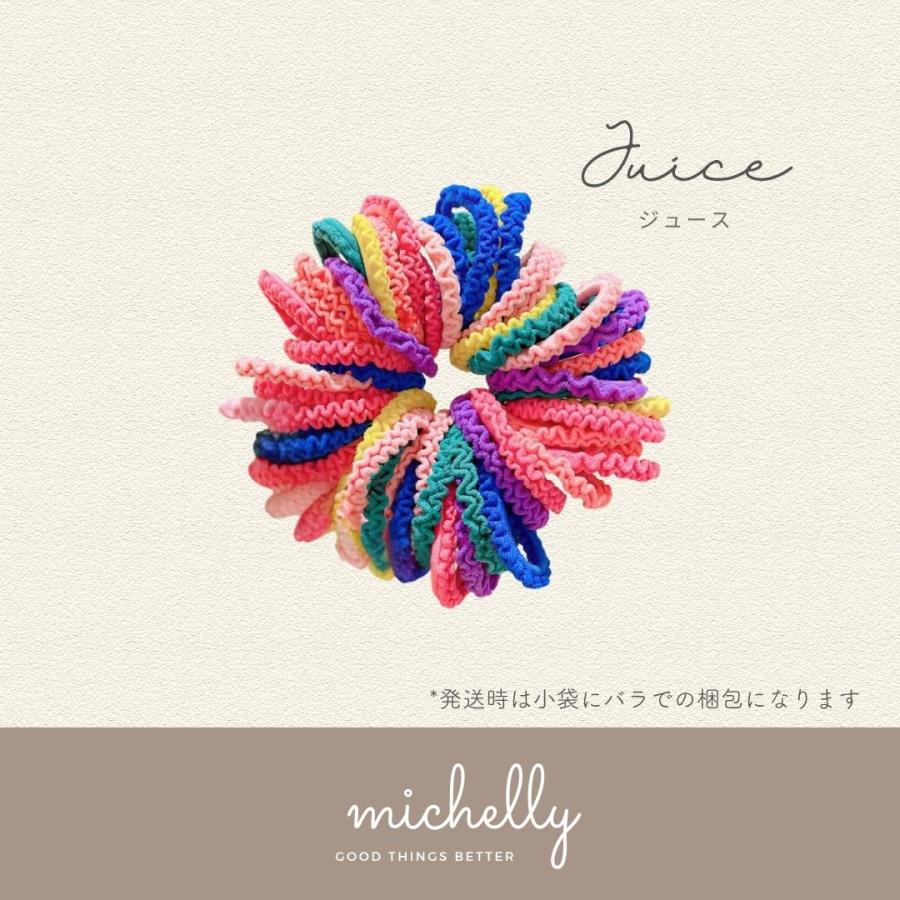 ヘアゴム フリル 50本セット カラフル ベビー キッズ 子ども 大人 ワンちゃん ヘアアレンジ  髪ゴム 姉妹 | ブランド登録なし | 02