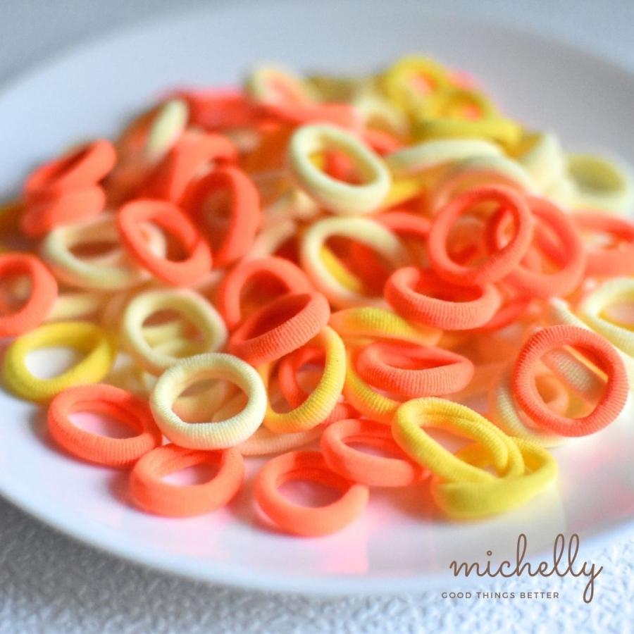 ヘアゴム 100本セット カラフル ベビー キッズ 子ども 幼児 アレンジ 髪ゴム 姉妹 親子コーデ 収納ケース | ブランド登録なし | 11