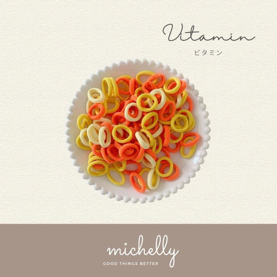 ヘアゴム 100本セット カラフル ベビー キッズ 子ども 幼児 アレンジ 髪ゴム 姉妹 親子コーデ 収納ケース | ブランド登録なし | 02