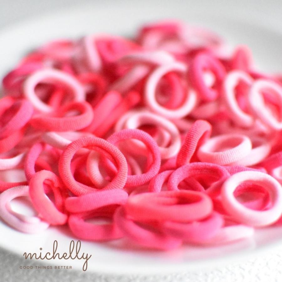 ヘアゴム 100本セット カラフル ベビー キッズ 子ども 幼児 アレンジ 髪ゴム 姉妹 親子コーデ 収納ケース | ブランド登録なし | 08