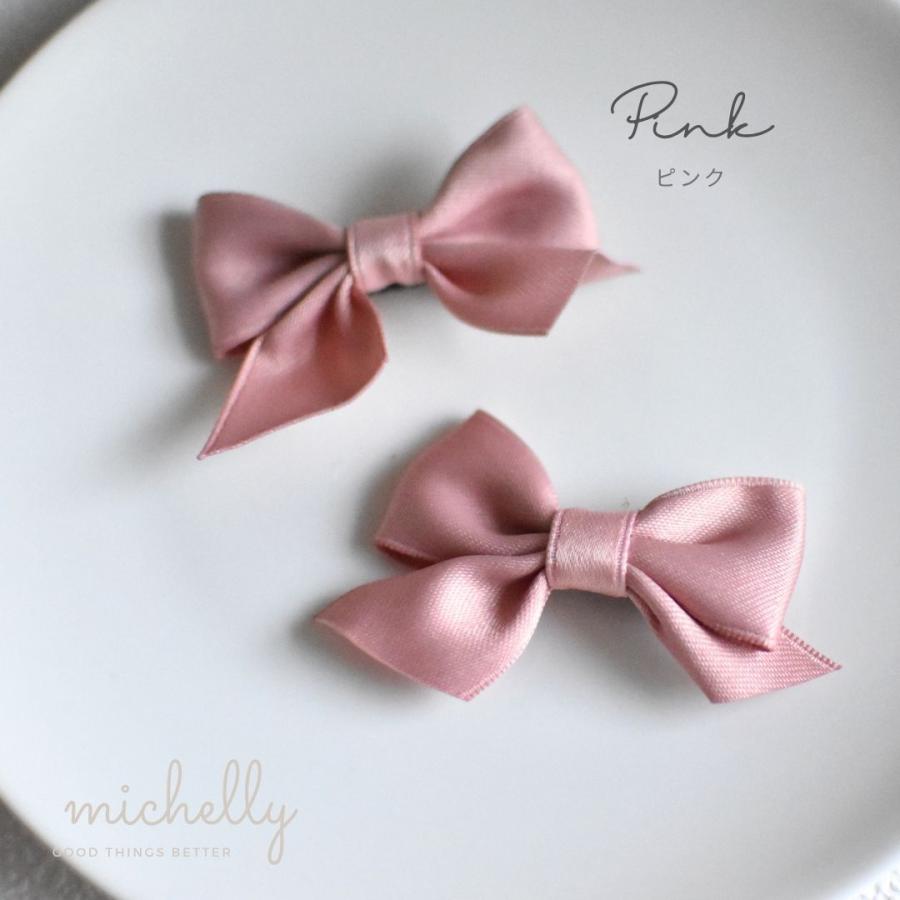 ヘアクリップ リボン 2本セット キッズ 子ども ヘアアレンジ フォーマル 入学式 卒業式 冠婚葬祭 発表会 | ブランド登録なし | 04