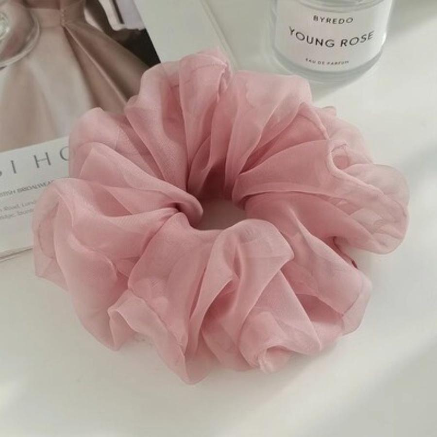 シュシュ 大きめ シフォン 約15cm ボリューム ヘアゴム 大人 上品 ふんわり きれいめ |  | 05