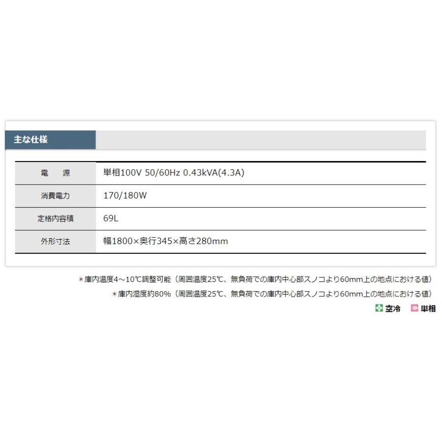 ホシザキ FNC-180B-R FNC-180B-L 恒温湿 ネタケース 100V 別料金 ホシザキ FNC-180B-R FNC-180B-L 恒温湿 ネタケース 100V 別料金