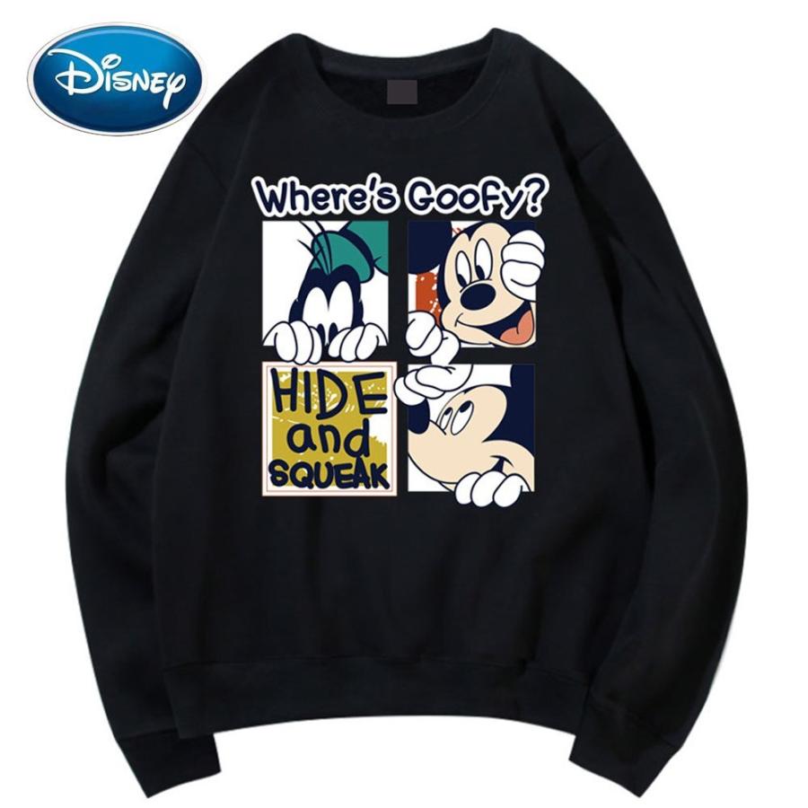 人気ブランドの新作 ディズニー スタイリッシュ ミッキーマウス グーフィー レター プリント Oネック プルオーバー Tシャツ ファッション ユニセックス 長袖 カジュ 半袖 バリエーション 黄 M Wp Polestarcalendars Com