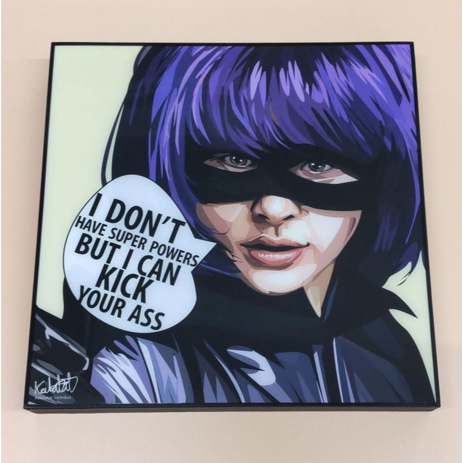 【額縁付き】 映画 Kick-Ass（キックアス） A2 ポスター オシャレ部屋 キックアス（ヒットガール） / Kick Ass(HIT GIRL) ポップアート
