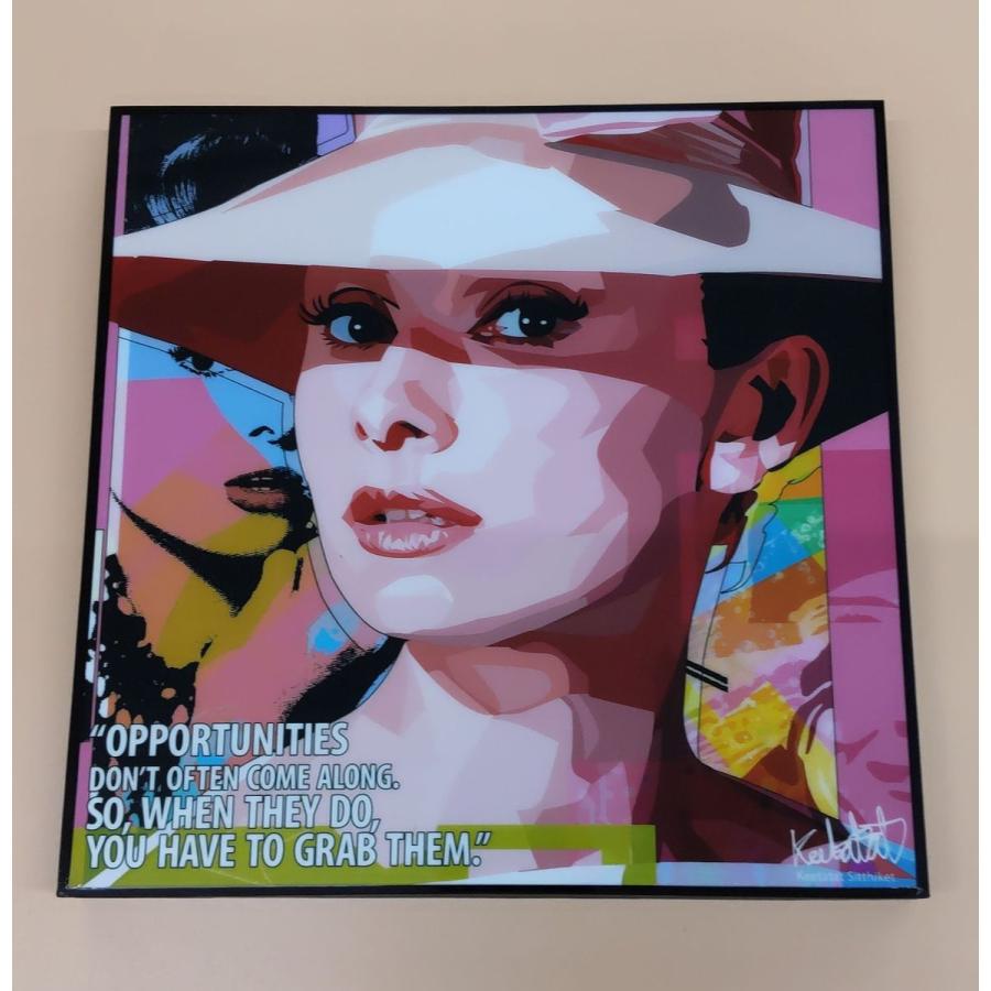 オードリー・ヘプバーン3 / Audrey Hepburn3 ポップアートフレーム