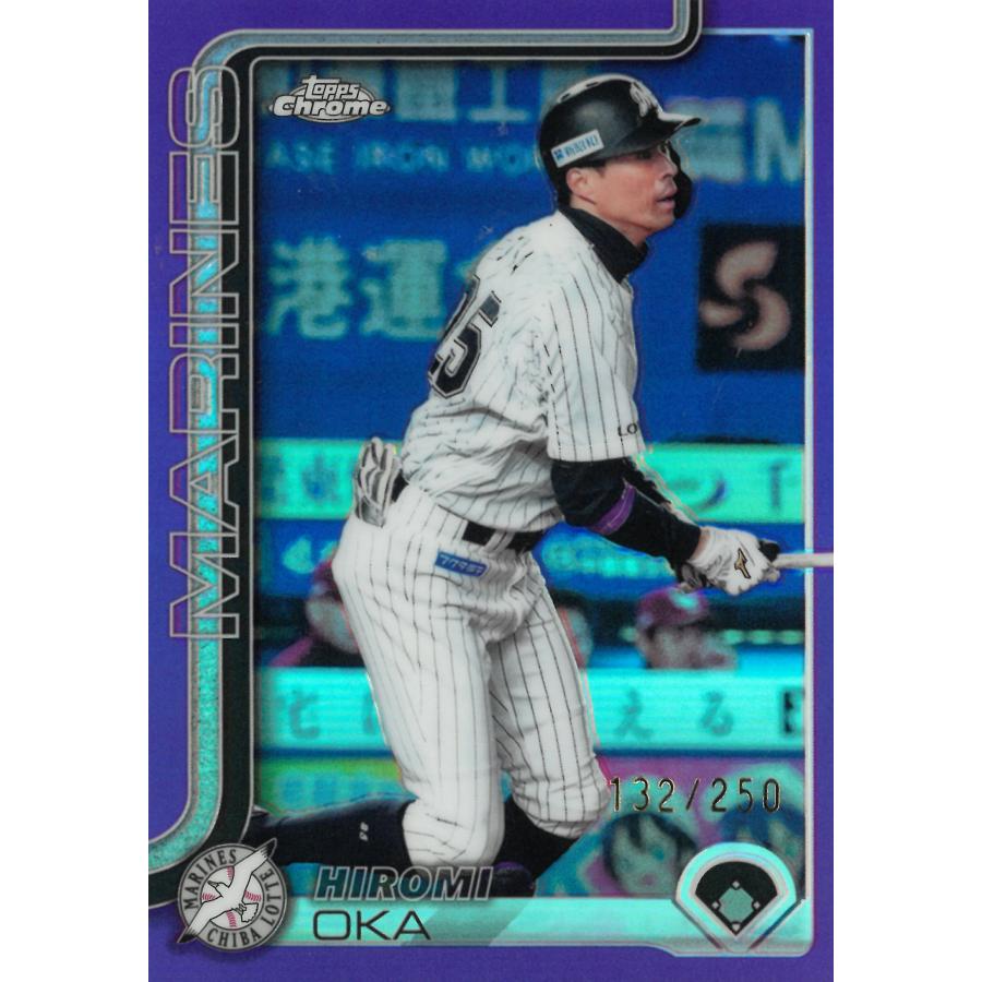 TOPPS 2025 NPB Chrome 45千葉ロッテマリーンズ 岡大海 132/250 Base