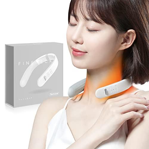 日本企業開発】Tech Love 首リラクゼーション器 一体型 FINENECK EMS