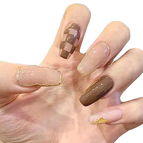 ネイルチップ 中くらいの長さつけ爪 3d爪 24枚入り おしゃれ かわいい シンプル 手作り 可愛い 人気のフェイクネイル 優雅ネイル 便利 安全 長 B0b7rst7r1 みちみちオンライン 通販 Yahoo ショッピング