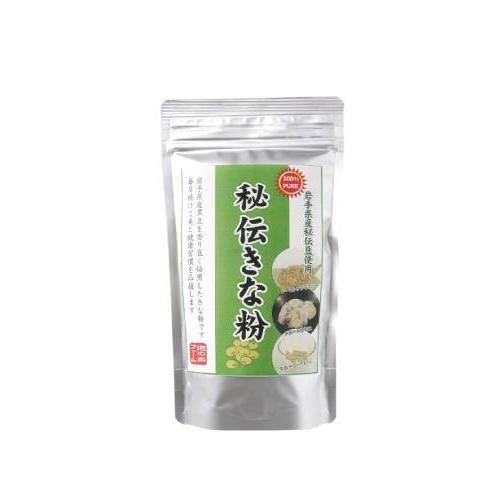秘伝きな粉（200g）／岩手県産「秘伝豆」使用 : 道の奥ファーム