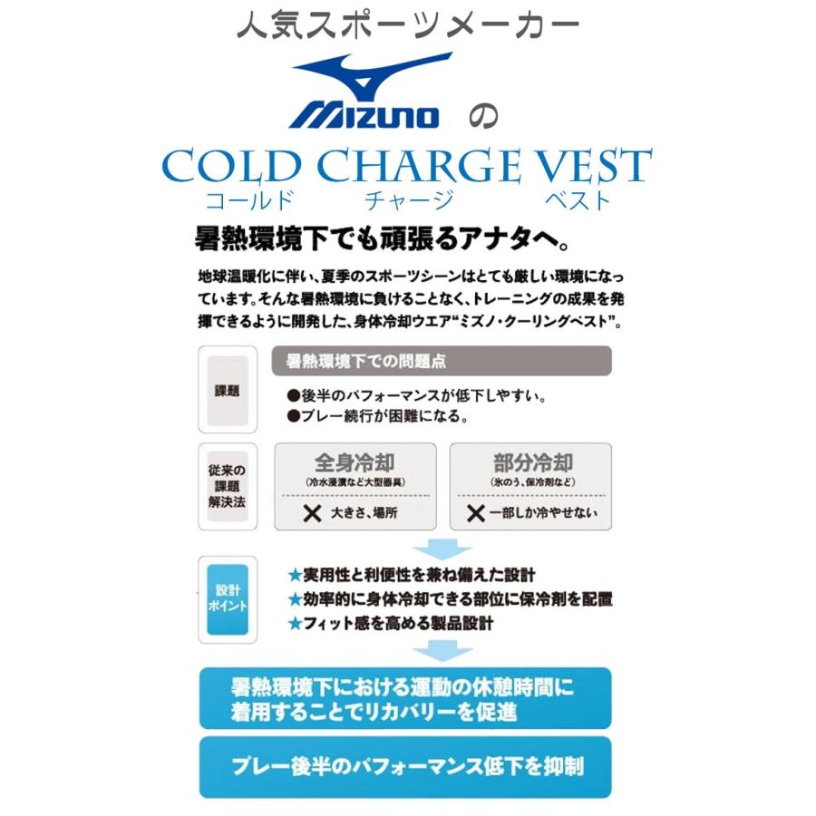 MIZUNO ミズノ mizuno コールドチャージベスト(ユニセックス
