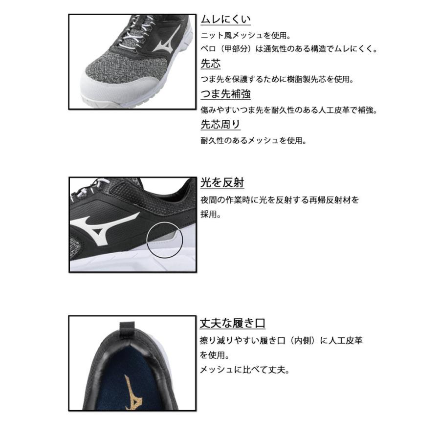 オールマイティ 安全靴 ミズノ mizuno プロテクティブスニーカー