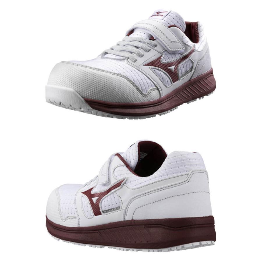 安全靴 ミズノ mizuno オールマイティ ALMIGHTY EU33L F1GA2302 ゴム紐 ベルトタイプ