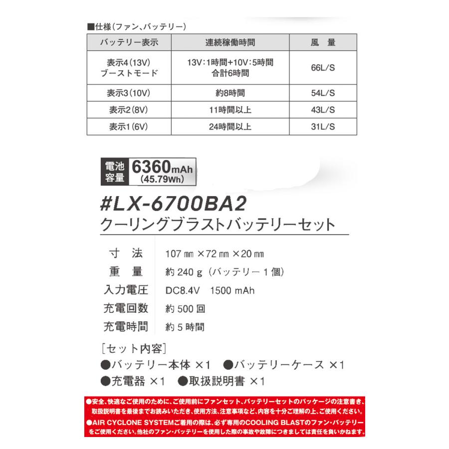 正規品 4月末入荷先行予約 空調服 アイズフロンティア クーリングブラスト新型13vバッテリーセット Lx 6700ba2 リンクサス Linxas 21年春夏 爆売り Studiostodulky Cz
