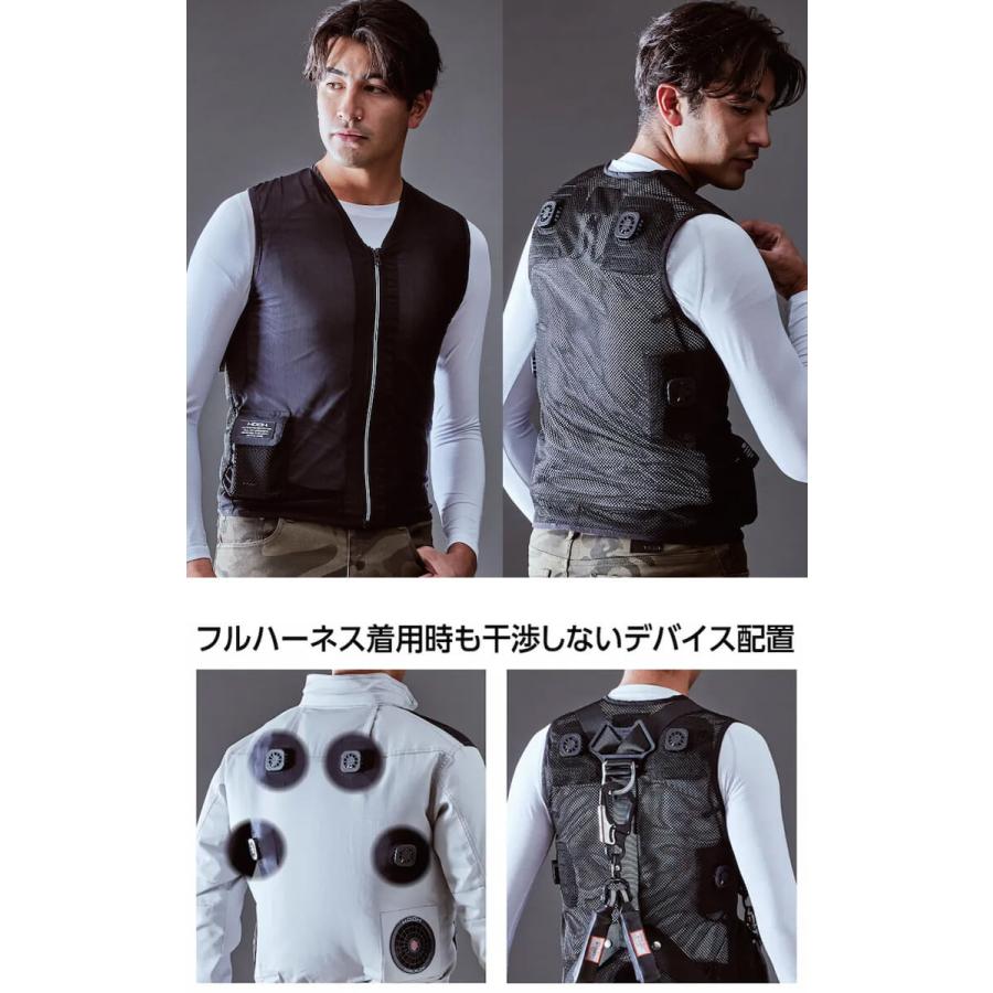 HOOH ペルチェベスト&バッテリーセット PV111 ホワイト 冷却 HOOH ペルチェベスト&バッテリーセット PV111 ホワイト 冷却