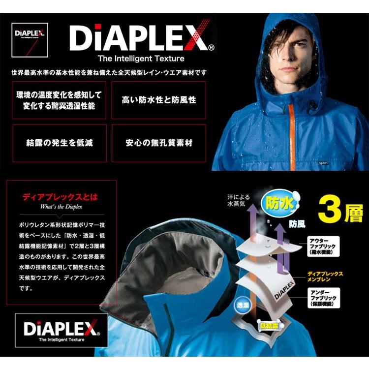作業服 雨合羽 アイトス AITOZ TULTEX DIAPLEX 全天候型ベーシックジャケット AZ-56314 雨合羽 アイトス AITOZ TULTEX DIAPLEX 全天候型ベーシックジャケット