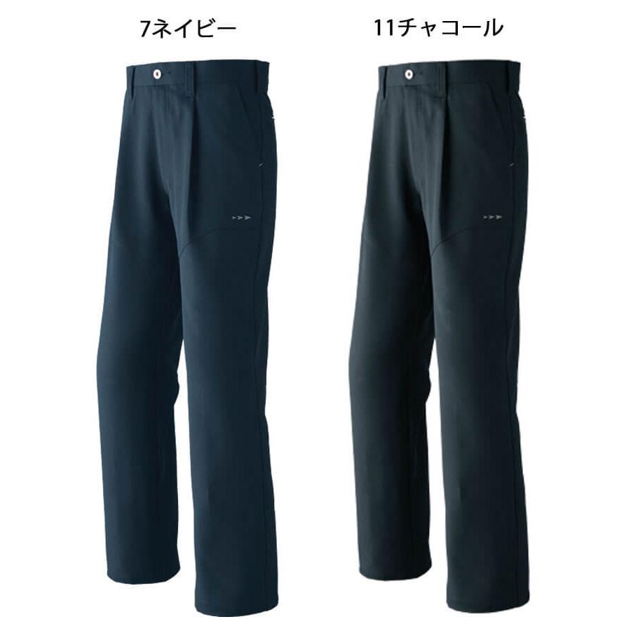 Asahicho 作業服 アサヒチョウ ワンタックパンツ 834 通年 105〜115cm