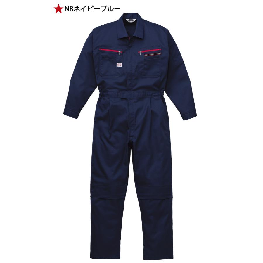 山田辰 ツナギ 作業服 AUTO-BI オートバイ 通年 長袖つなぎ服 1-1280