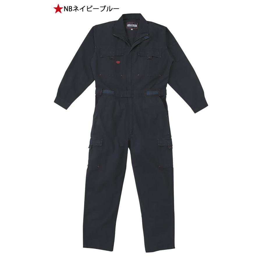 ツナギ 作業服 AUTO-BI オートバイ 通年 長袖つなぎ服 1-3900 山田辰｜michioshop｜05