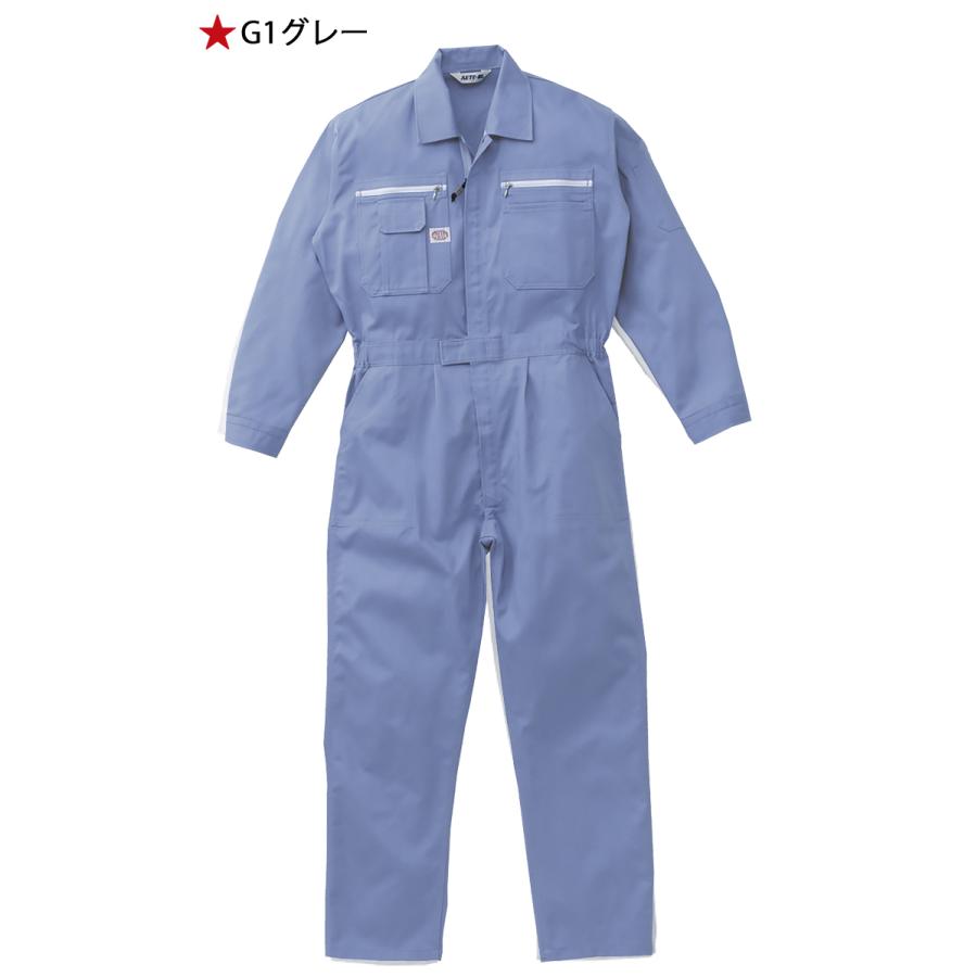 ツナギ 作業服 AUTO-BI オートバイ 通年 長袖つなぎ服 1-880 山田辰｜michioshop｜04