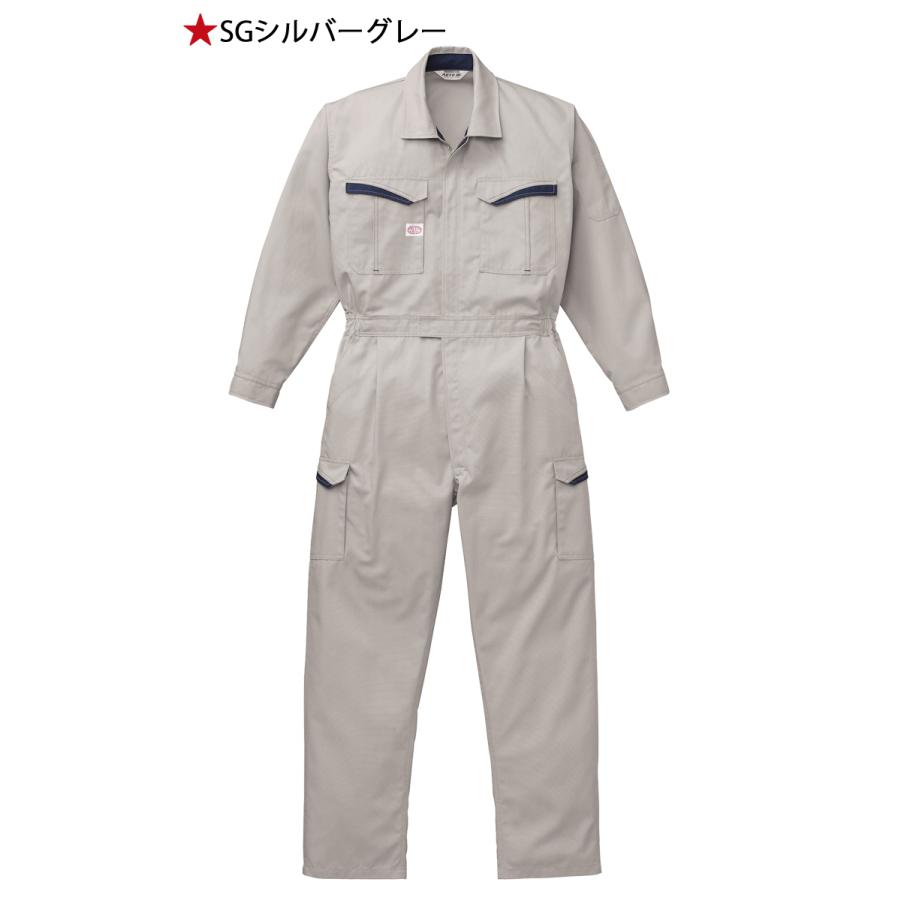 山田辰 ツナギ 作業服 AUTO-BI オートバイ 通年 防臭消臭抗菌長袖