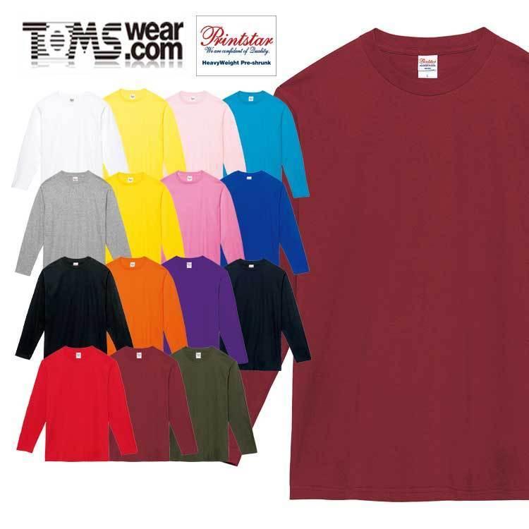 品質のいいTOMS トムス Printstar プリントスター 長袖Tシャツ 00102-CVL サイズ110〜150