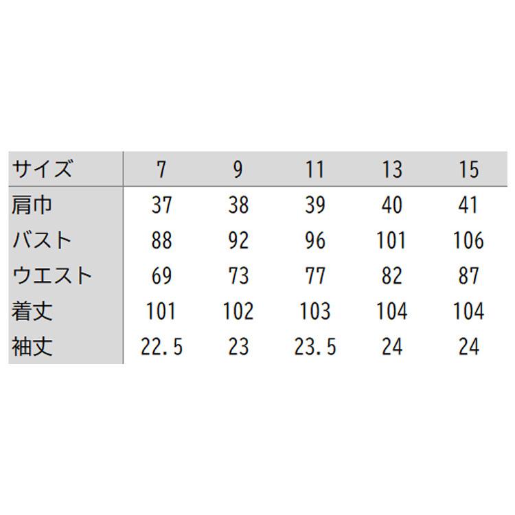 飲食サービス系ユニフォーム セブンユニフォーム ワンピース(ベルト・替衿付) 半袖 CP2040 SEVEN UNIFORM 白洋社 飲食サービス系ユニフォーム セブンユニフォーム ワンピース(ベルト
