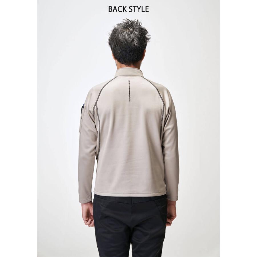 アタックベース 作業服 ATACKBASE ピンソニックZIPアップ 53015 APEX WIN 軽防寒 裏起毛 秋冬 作業着 5Lサイズ ...