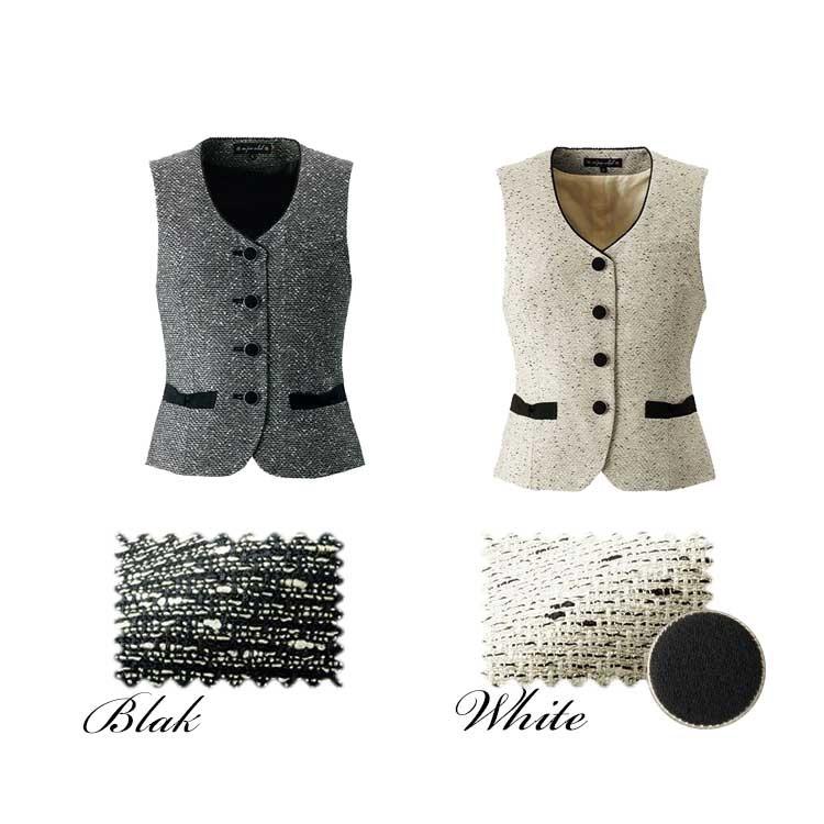 ジョア オフィス 事務服 制服 en joie アンジョア ベスト 11680 大きい