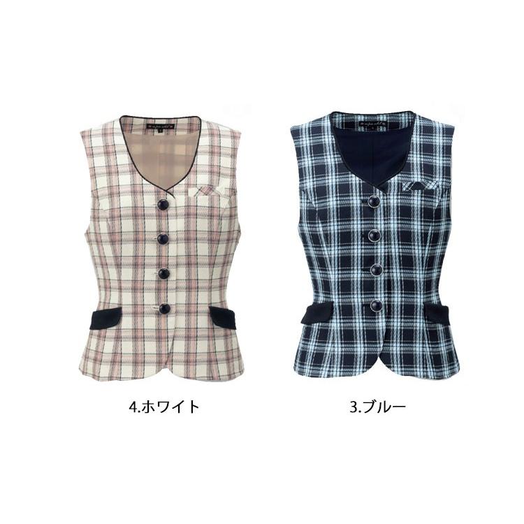 オフィス 事務服 制服 en joie アンジョア  ベスト 11740｜michioshop｜02