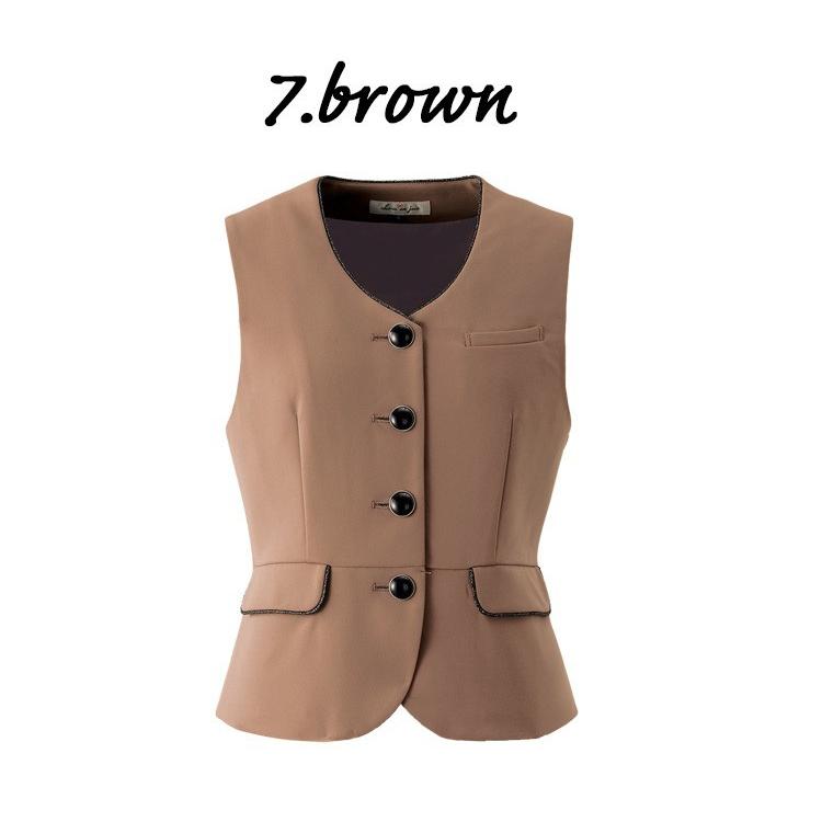 en joie アンジョア  ベスト 11870 大きいサイズ17号・19号 ジョア 事務服 制服 en joie アンジョア ベスト 11870 大きいサイズ17