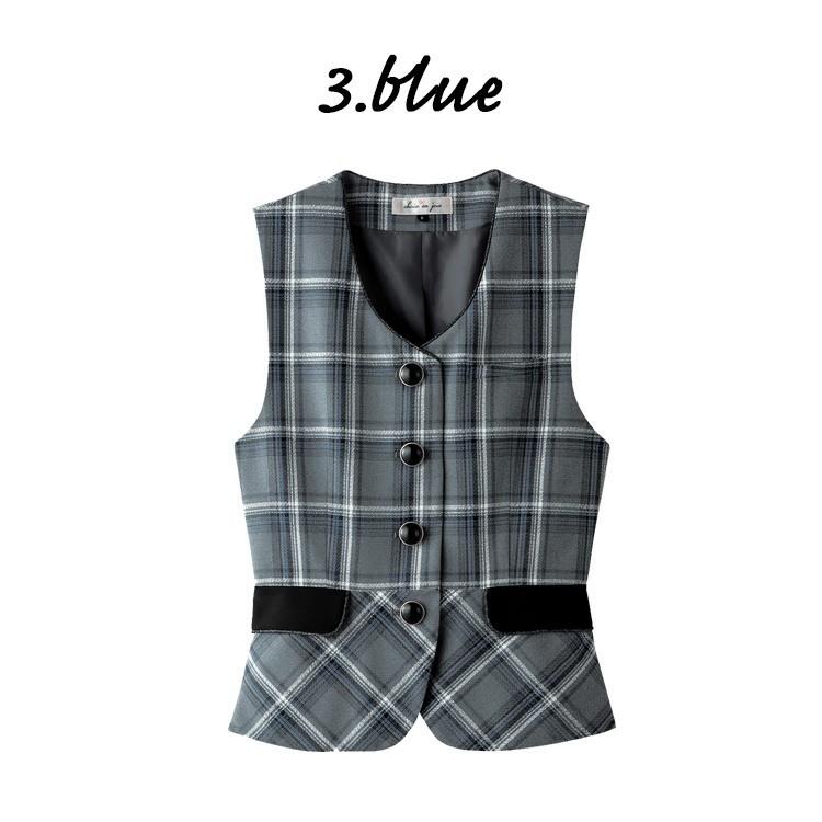 オフィス 事務服 制服 en joie アンジョア ベスト 11890 大きいサイズ