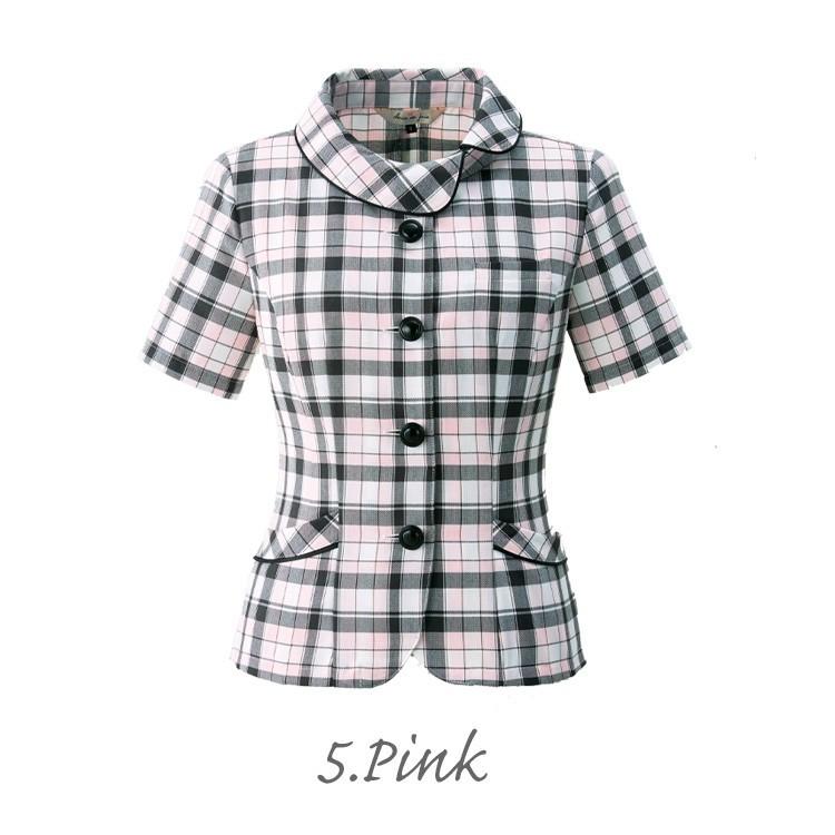 オフィス 事務服 制服 en joie アンジョア オーバーブラウス 26590