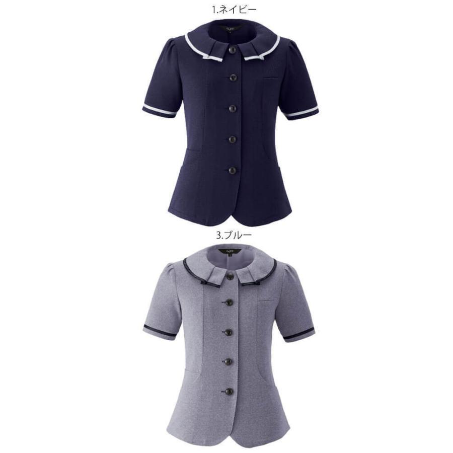 アンジョア] 事務服 制服 オフィス ユニフォーム オーバーブラウス