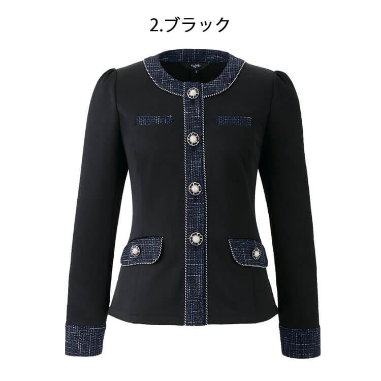 オフィス　接客　制服　joie　en　サイズ17号・19号　81515　アンジョア　ジャケット　ユニバースシリーズ