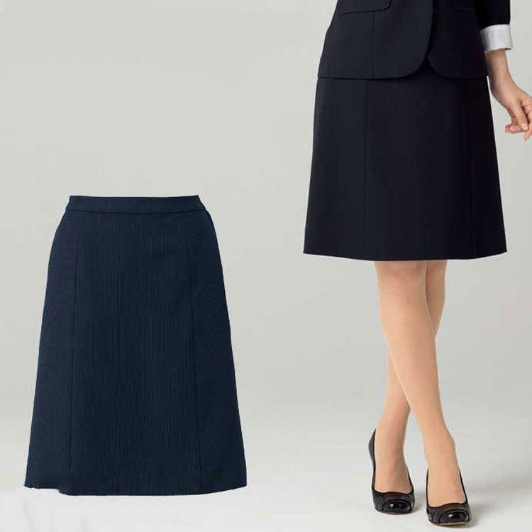 事務服 制服 BON ボンマックス Aラインスカート LS2753  大きいサイズ21号 ボンマックス（BONMAX） オフィス 事務服 制服 BON Aラインスカート