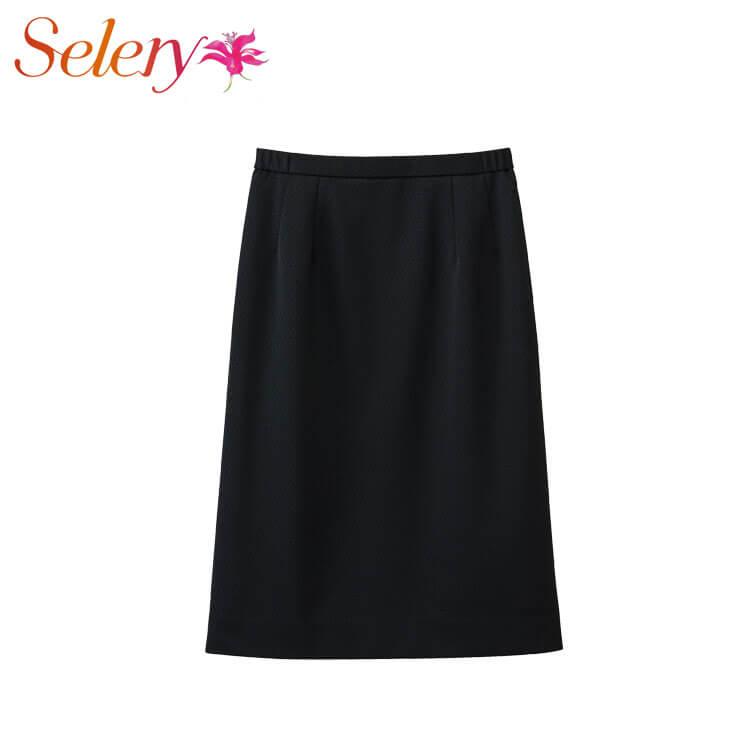 [TioTio素材]事務服 制服 オフィス セロリー selery タイトスカート S-12481 2025年秋冬新作 エトワールニット サイズ21号・23号 セロリー（SELERY） [TioTio素材]事務服 制服 オフィス タイトスカート