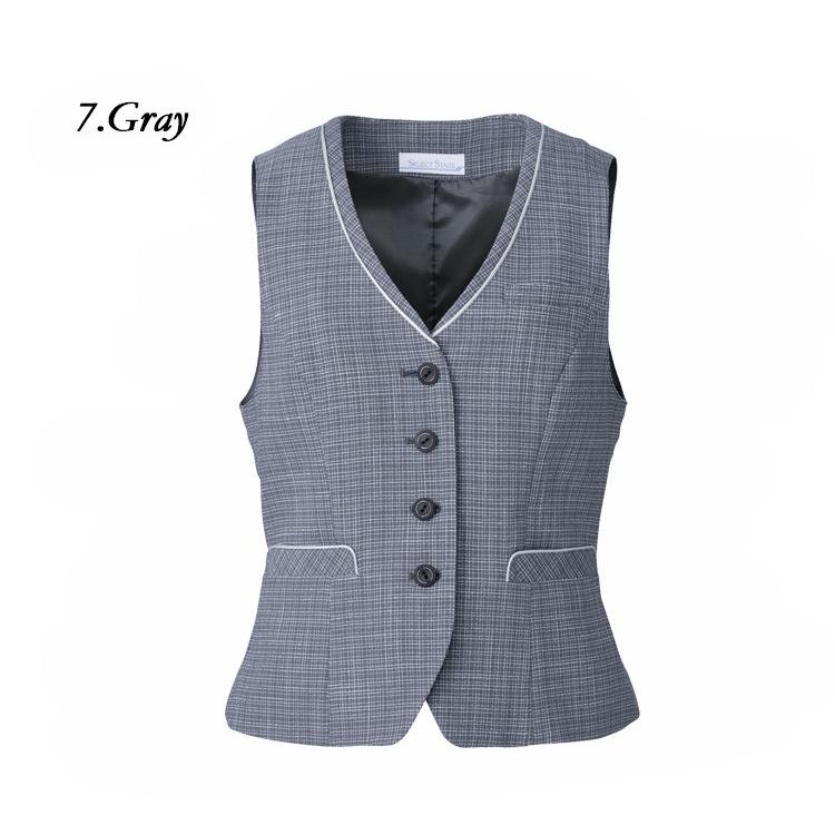 事務服 制服 セレクトステージ 神馬本店 ベスト SA360V 大きいサイズ17