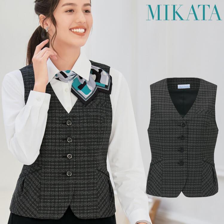 オフィス 事務服 制服 セレクトステージ 美形 チェック ベスト SA460V  神馬本店 オフィス 事務服 制服 セレクトステージ 美形 チェック ベスト SA460V