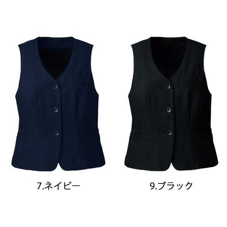 オフィス　事務服　制服　フォーク　FOLK　大きいサイズ21号・23号　ヌーヴォ　FV36298　ベスト　nuovo　プチプラ