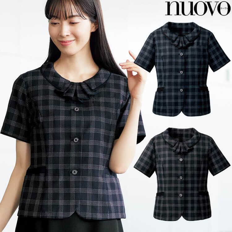 事務服 オフィス FOLK フォーク nuovo ヌーヴォ オーバーブラウス 