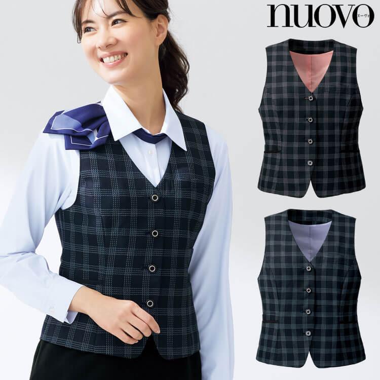 事務服 制服 オフィス FOLK フォーク nuovo ヌーヴォ ベスト FV36463 サイズ5号〜17号 事務服 オフィス FOLK フォーク nuovo ヌーヴォ ベスト FV36463 5号