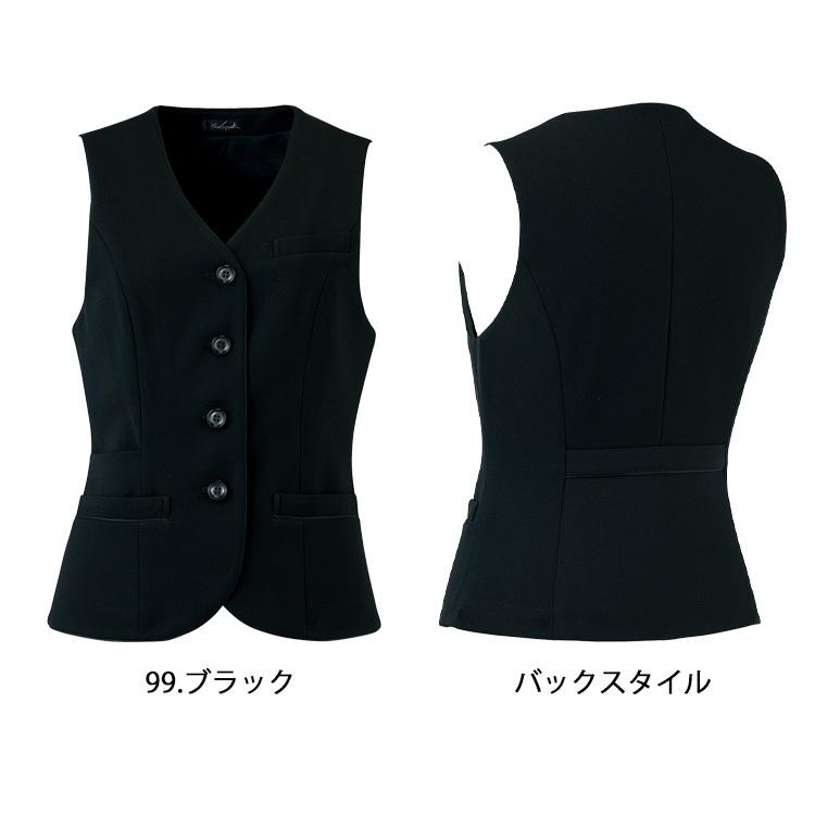 アイトス 事務服 制服 pieds ピエ aitoz ベスト HCV8600 大きいサイズ