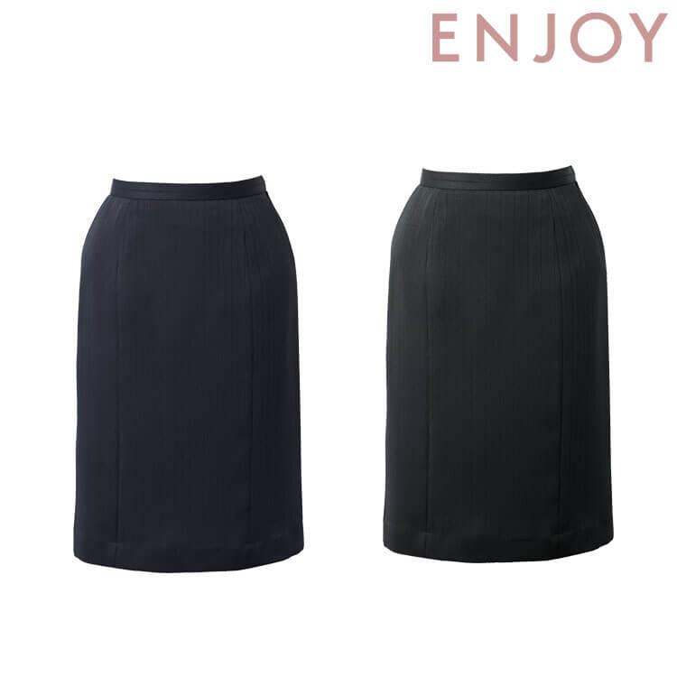 事務服 制服 接客 ENJOY エンジョイ オフィス カーシーカシマ ストライプ タイトスカート EAS1012 2025年秋冬新作 グロッシーフローラ サイズ5号〜21号 カーシーカシマ 事務服 制服 接客 ENJOY エンジョイ オフィス