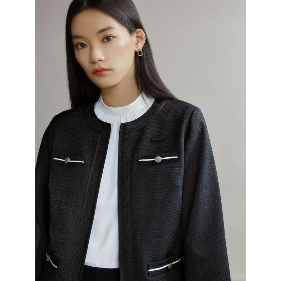 カーシーカシマ 制服 受付 ENJOY Noir エンジョイ ノワール ノーカラー