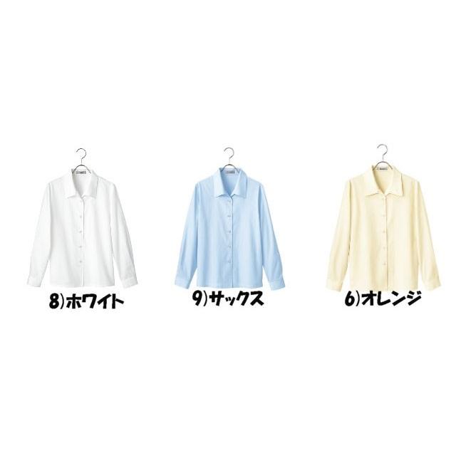事務服 制服 セレクトステージ（神馬本店）長袖ブラウス[タイ付]　E1301 オフィス 事務服 制服 セレクトステージ（神馬本店） 長袖ブラウス